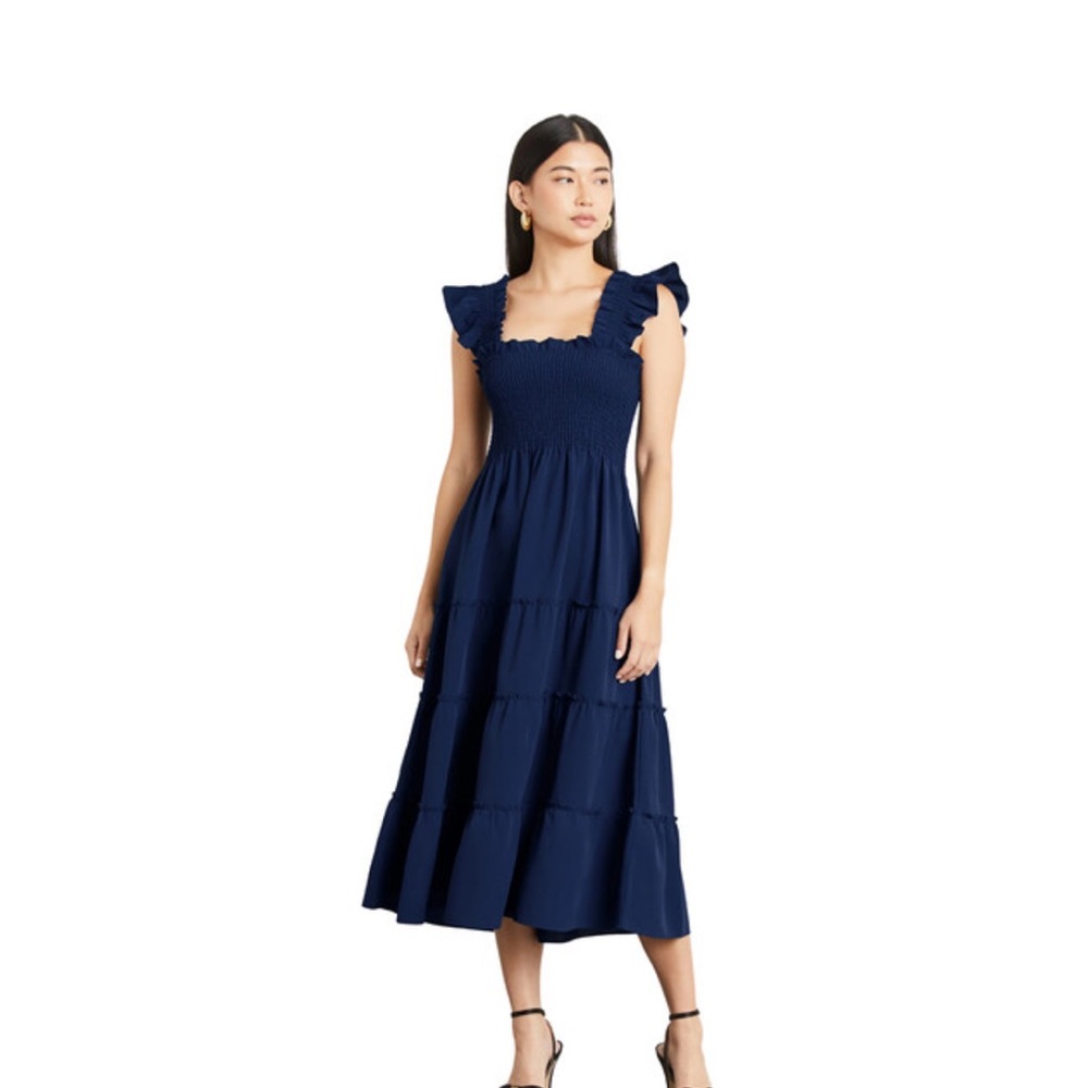 Hill House Home Ellie Nap Dress - Navy Blue Crepe